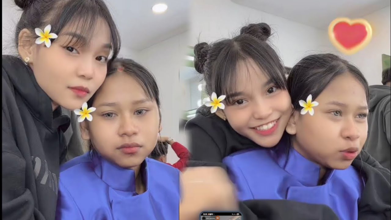 April Dan Syaqira Lagi Mekaup Persiapan Aksi Hari Ini