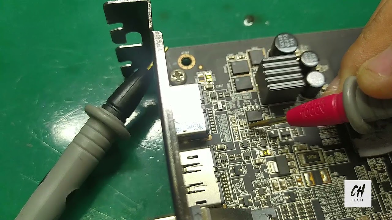 RX580 8GB Sapphire Pulse liga e não exibe imagem, analise e reparo
