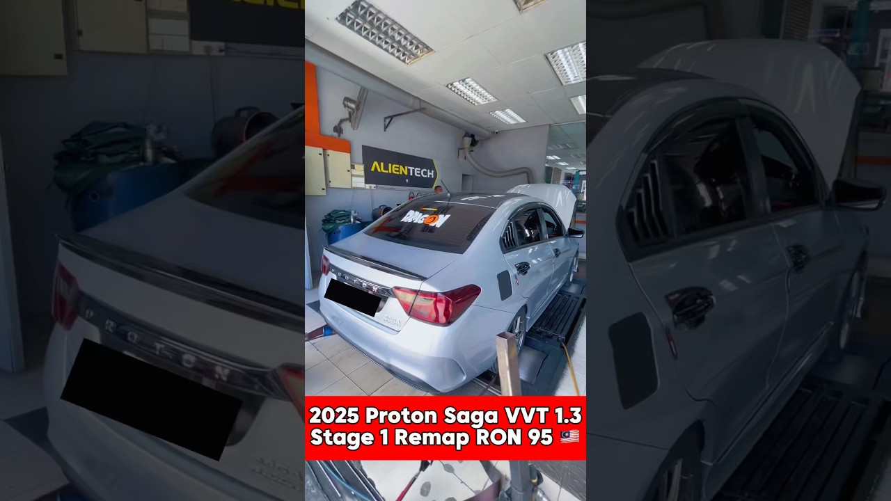Remap 2025 Proton Saga VVT 1.3 Stage 1 WHP: 89HP 105TQ www.emptune.com www.jcracing.com.my