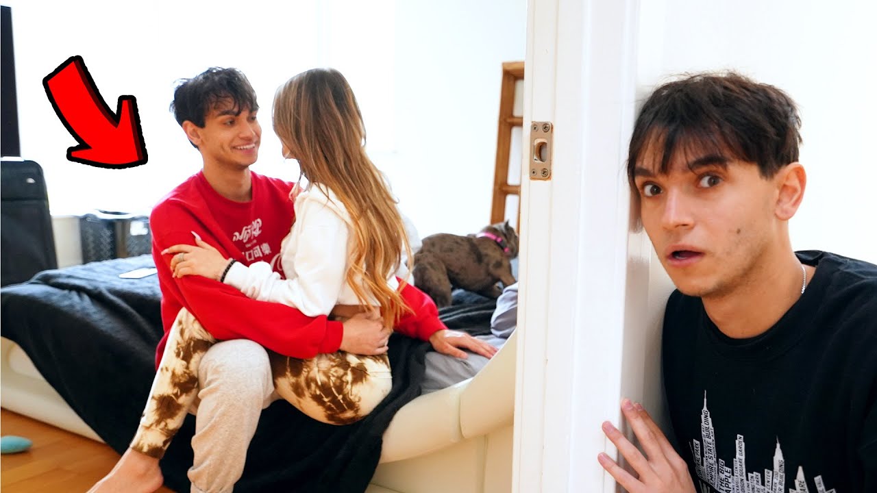 MY TWIN BROTHER THOUGHT HE WAS HOME ALONE! (CAUGHT)