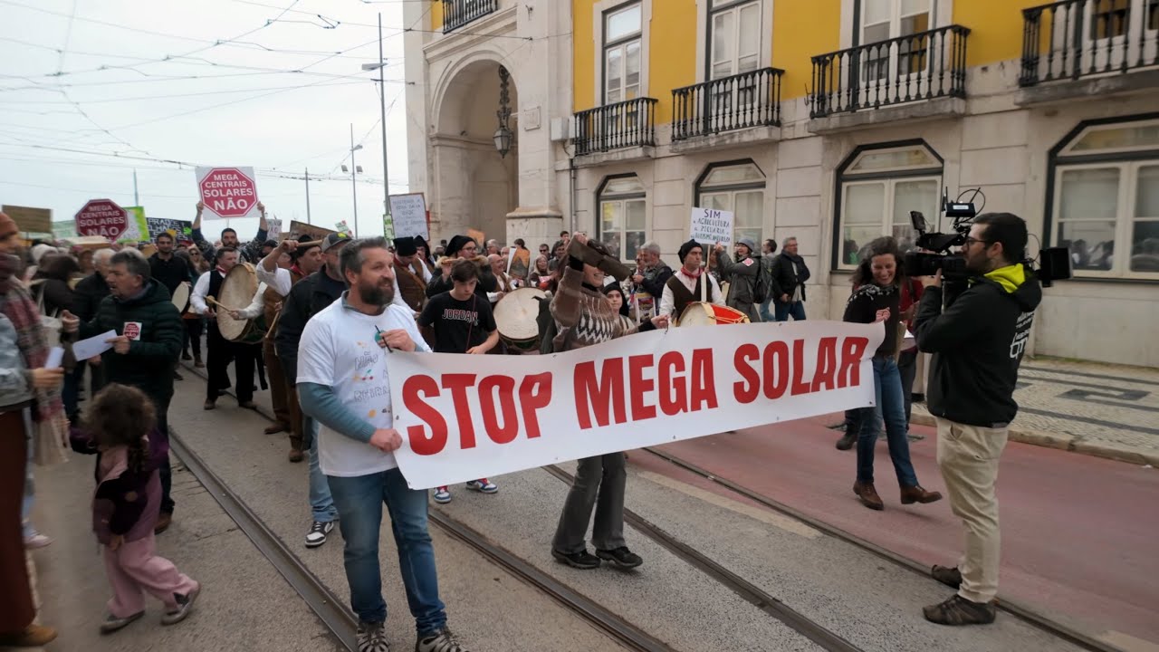Salvem a Beira Baixa Protest 2026 📢 Stop Mega Solar Farms (Lisbon March)