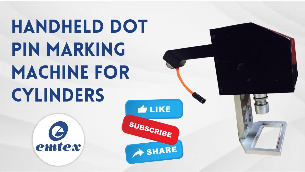 Handheld Dot pin marking machine for Cylinders