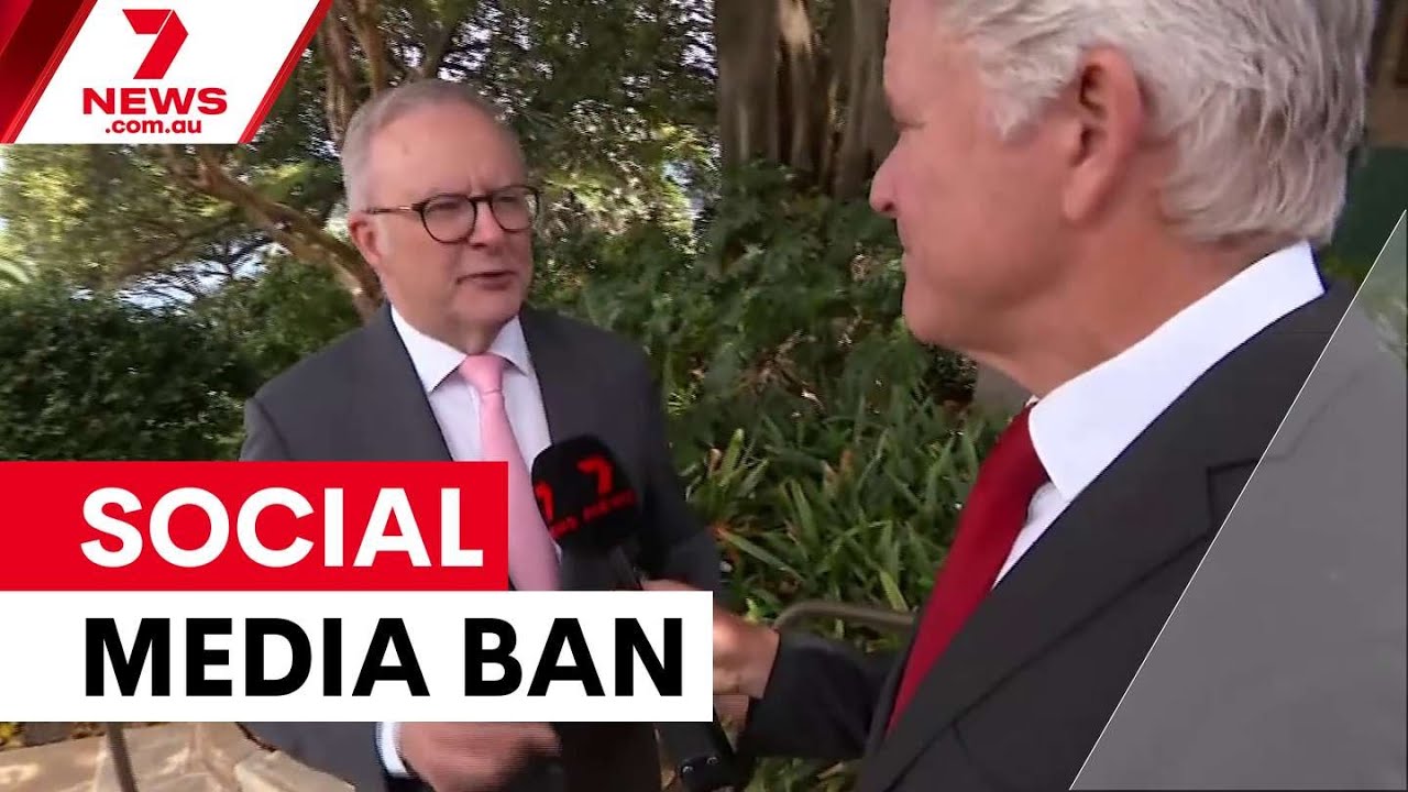 Anthony Albanese speaks to 7NEWS on first day of social media ban for under-16s | 7NEWS