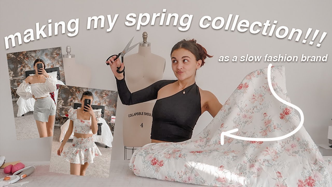 Making My Spring Collection 2022! (Part 1) | VLOG