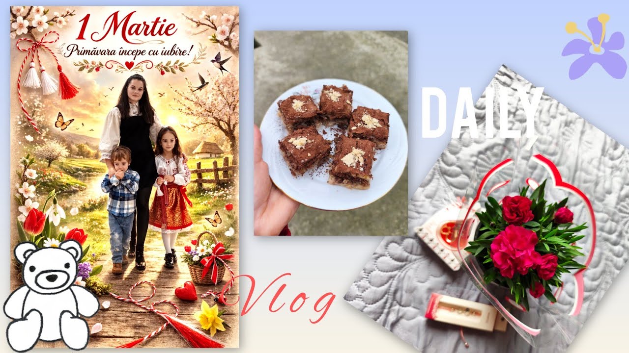 Ziua Mărțișorului 🌸 Cadouri, mărțișoare și… baklava delicioasă🥮