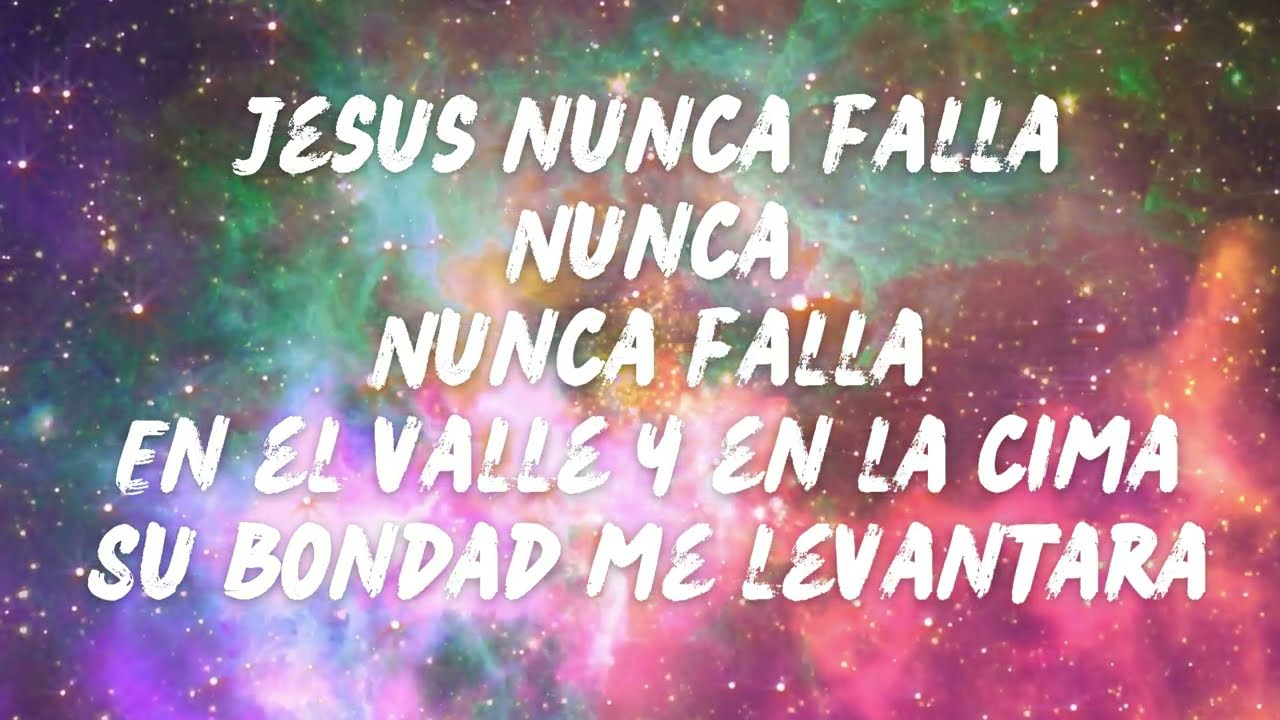 JESUS NUNCA FALLA
