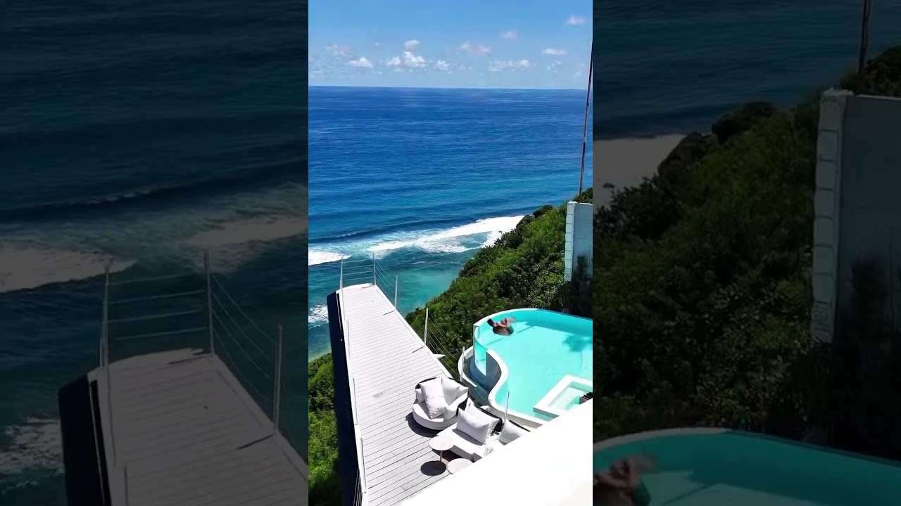 Fly Away 😍✈️ I jumped off the most iconic air bnb in the world !🌎😱 @privatejetvilla in