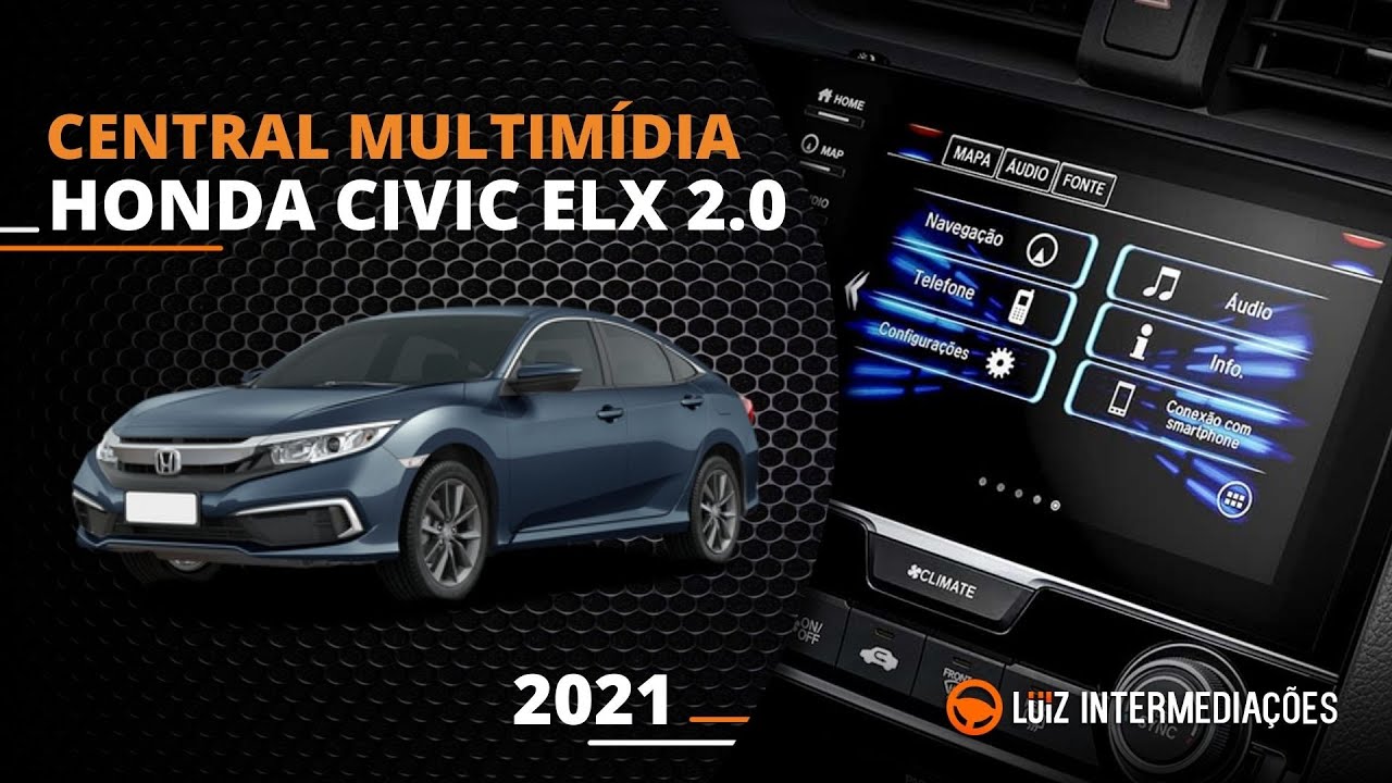 Central multimídia | HONDA CIVIC EXL 2.0 2021