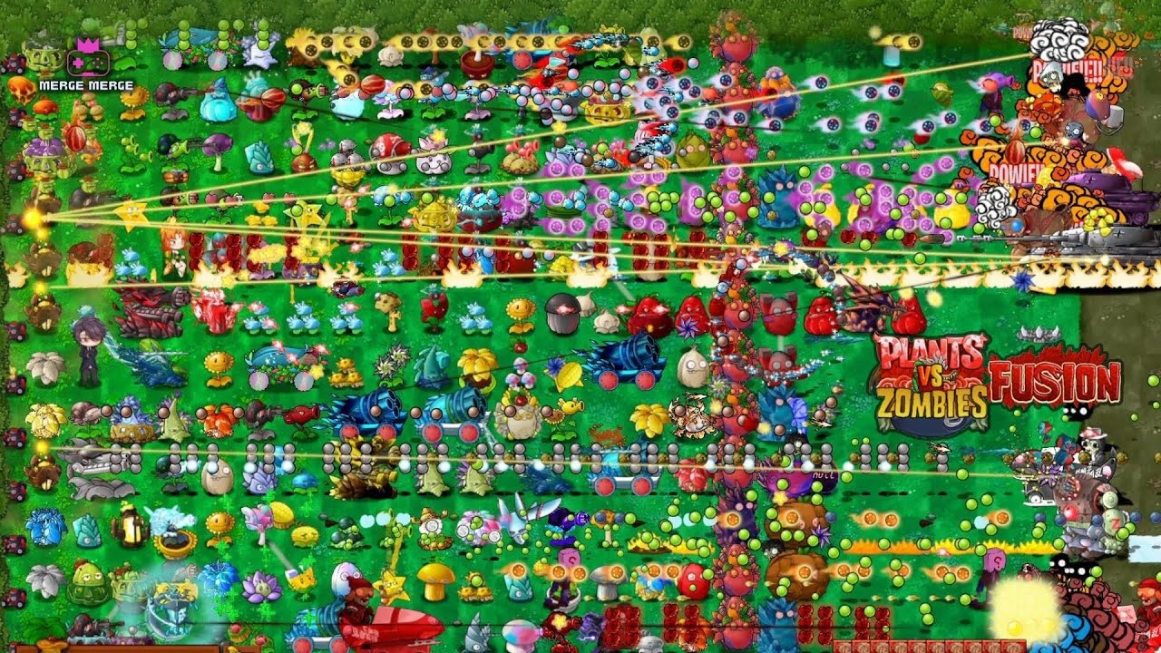 PvZ Fusion - Guarana Edition : Larg Map - Gameplay  32