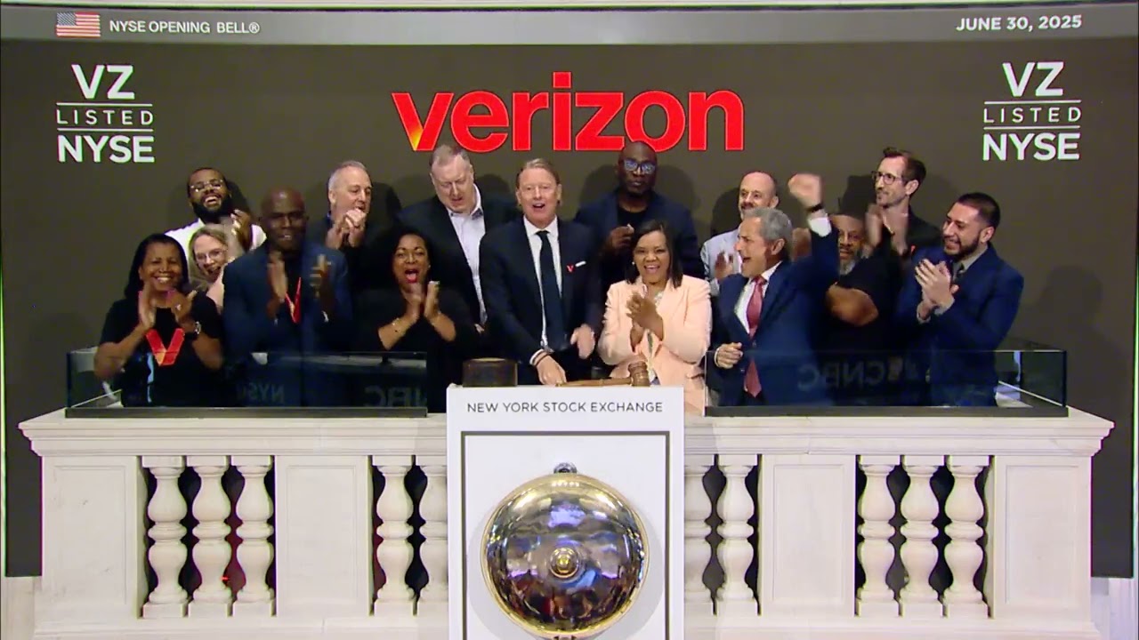 Verizon Communications Inc  NYSE  VZ Rings The Opening Bell&reg;