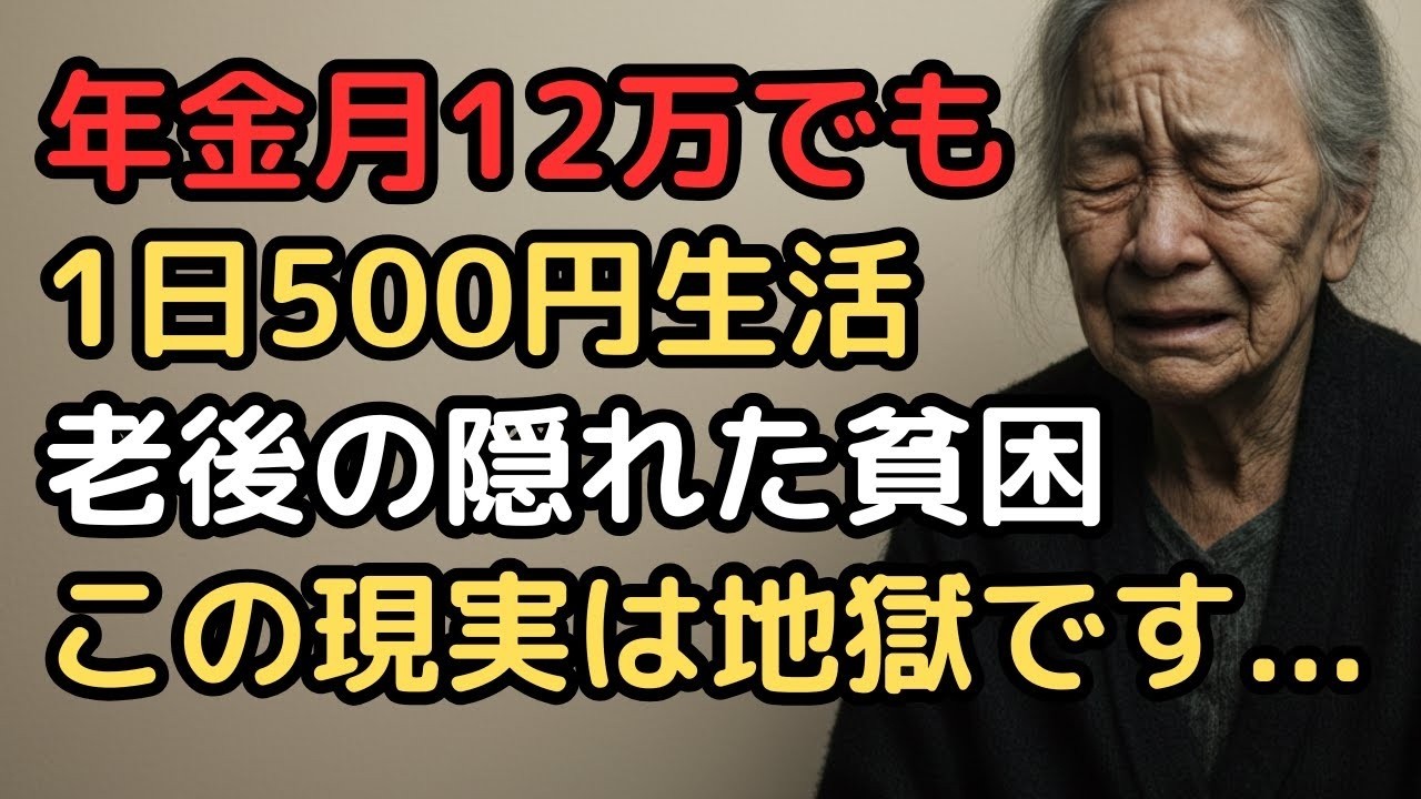 年金月12万では生きられない！75歳女性の悲痛な叫びと老後の落とし穴