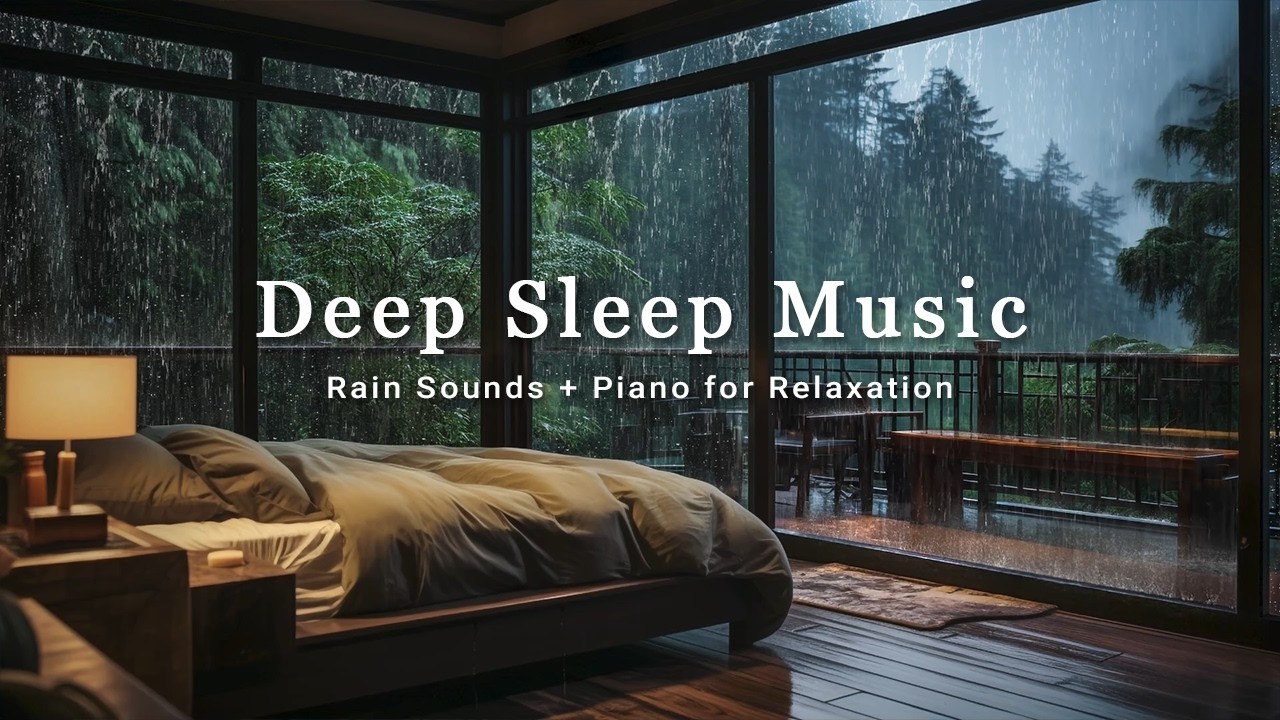 Calm Your Mind – Soft Piano & Rain for Better Sleep