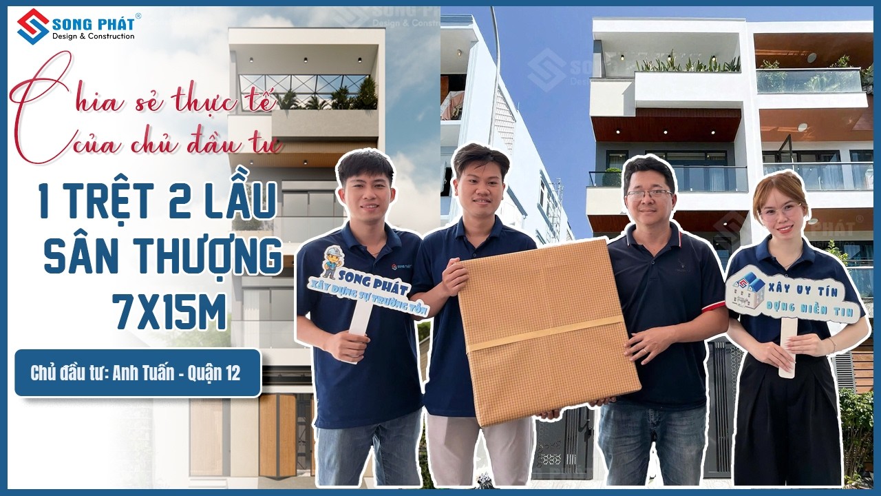 Đập hộp Tổ ấm đầu tiên của gia đình trẻ: Nhà Phố 7x15m tại Quận 12