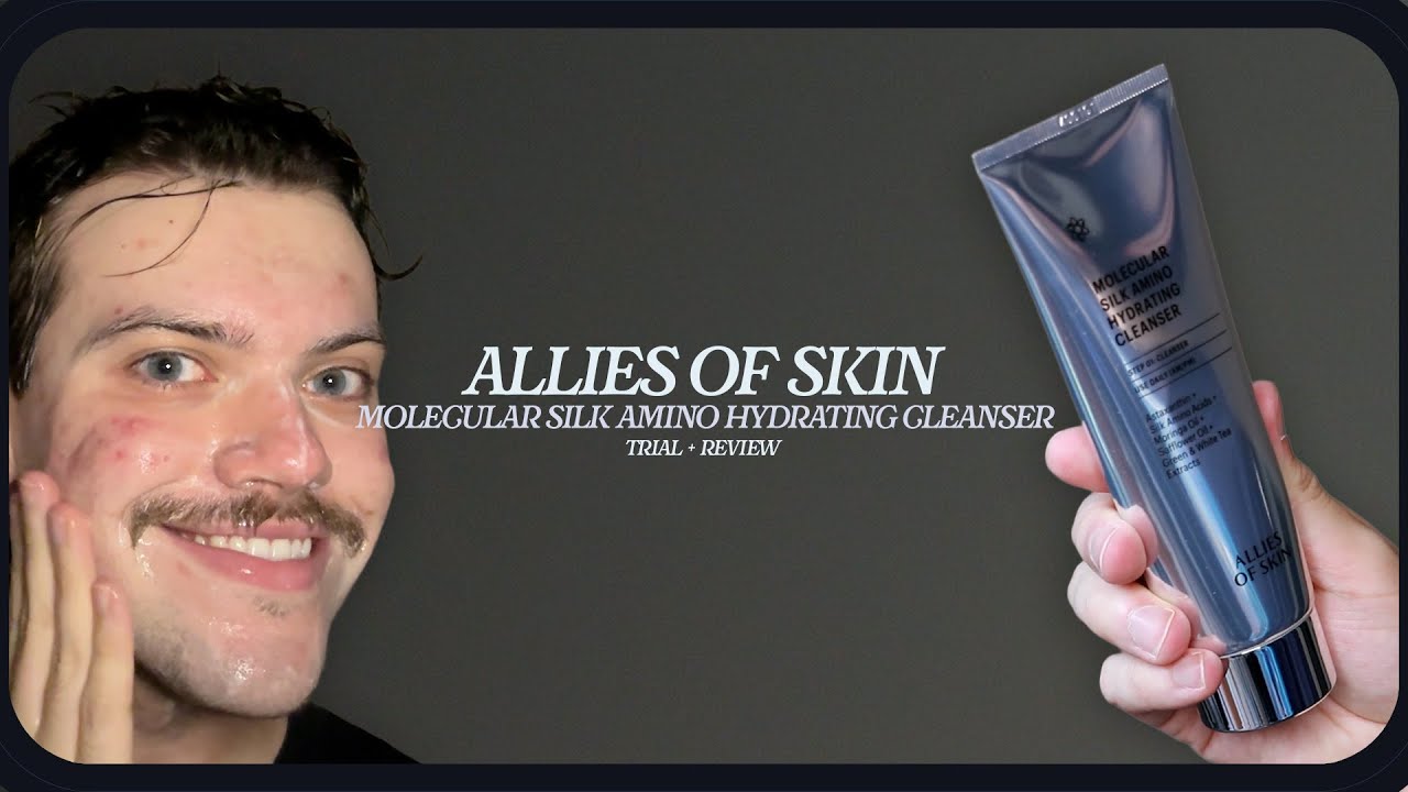 allies of skin molecular silk amino hydrating cleanser | trial + review