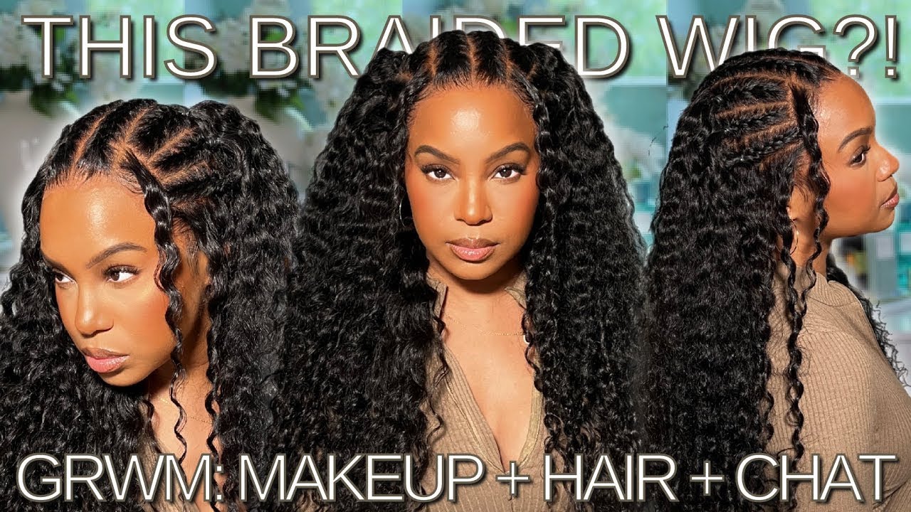 Found The Best Braided Curly Wig!!✨  FULL 13X6 Lace Wig Review | AlwaysAmeera x Ashimary hair