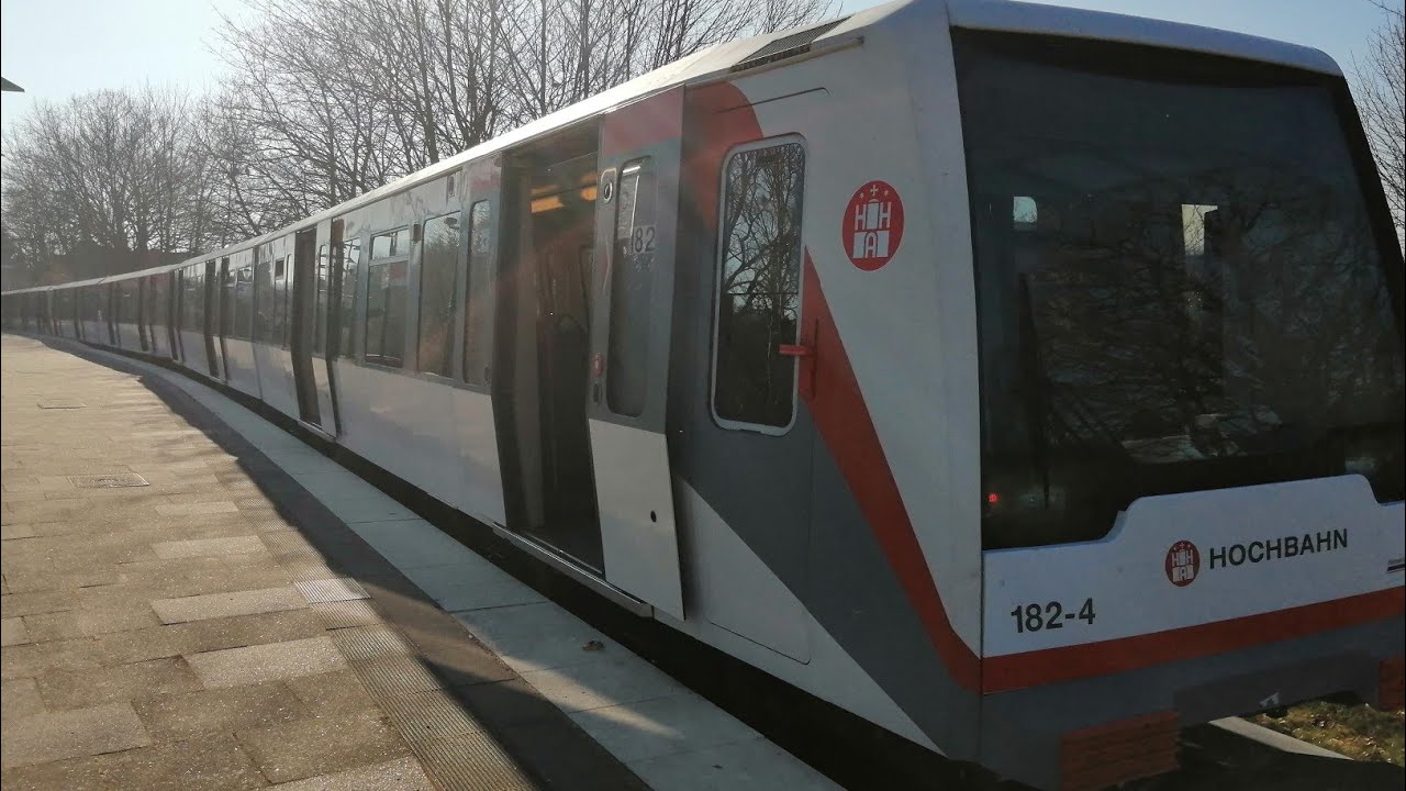 U-Bahn Hamburg Mitfahrt von Norderstedt Mitte bis Großhansdorf im DT4.4 auf der U1 Komplette Linie