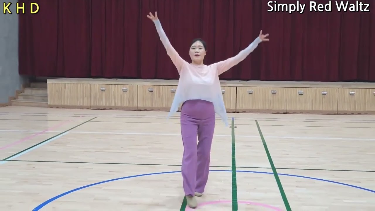 [교원힐링 Line Danc] Simply Red Waltz linedance/Tutorial/스텝설명