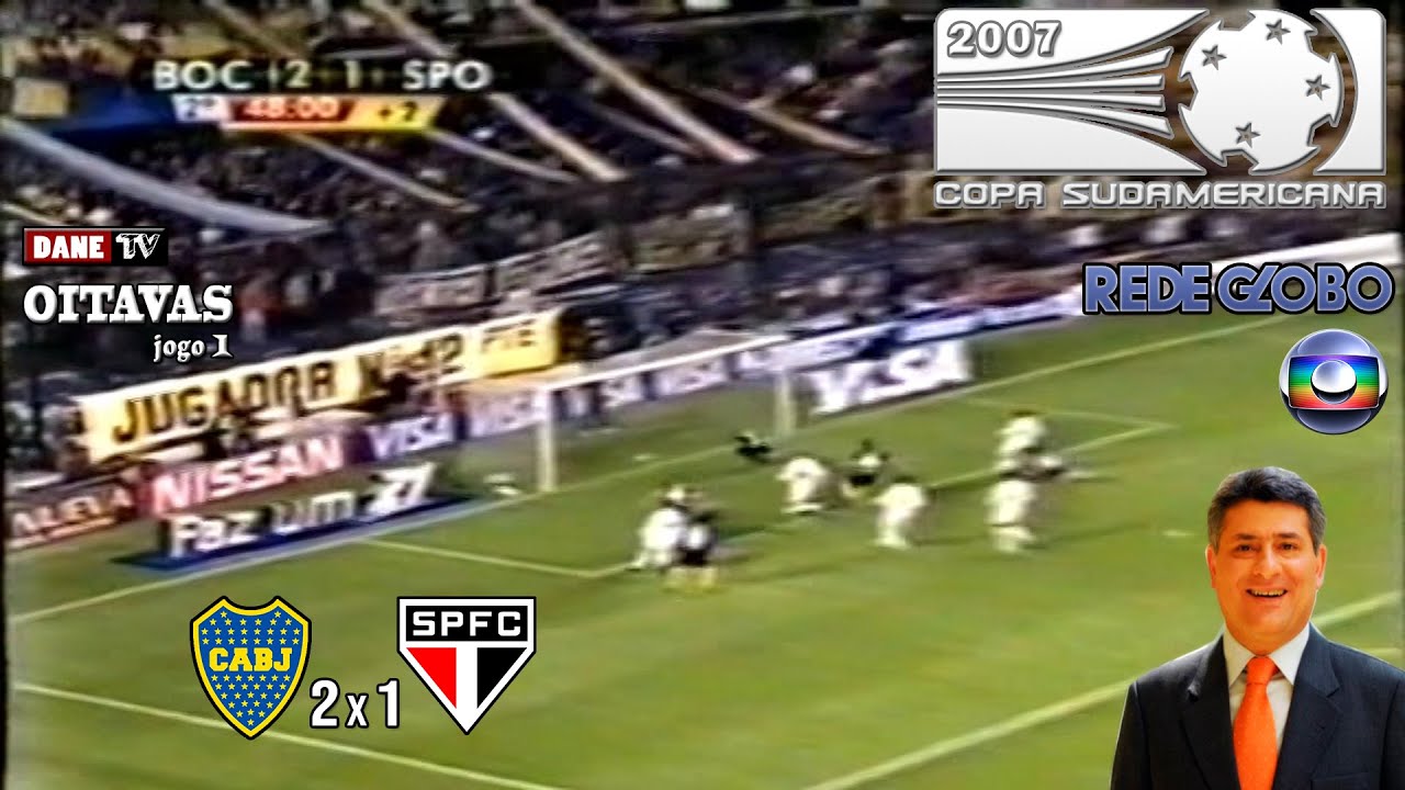 Sul Americana 2007 - Boca Juniors 2x1 São Paulo