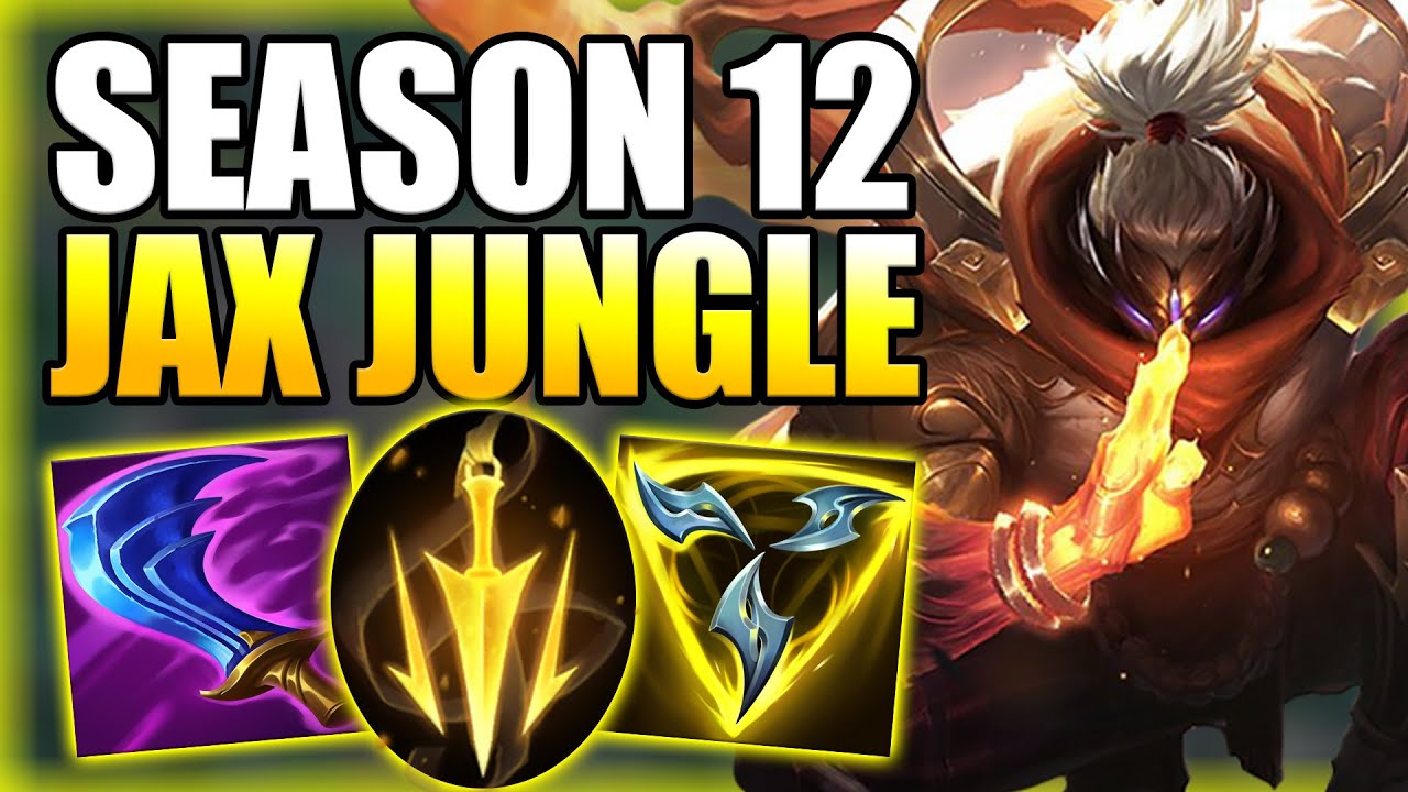 HOW TO PLAY JAX JUNGLE & CARRY THE GAME IN SEASON 12! - Best Build/Runes Guide - League of Legends