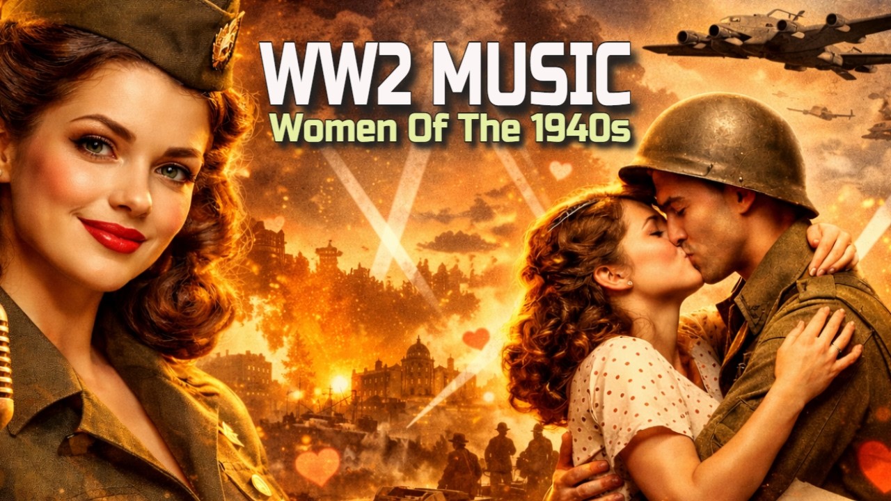 👉 WW2 MUSIC AND WOMEN OF THE 1940s | WW2 MUSIC AND LOVE IN WARTIME