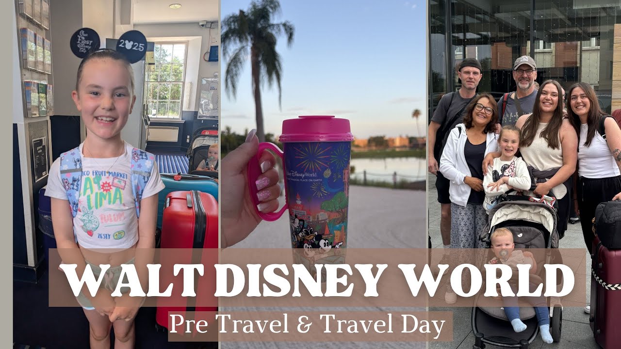 WALT DISNEY WORLD TRAVEL DAY! ✈️✨MAN-MCO | Virgin Atlantic | Coronado Springs resort 🛎️