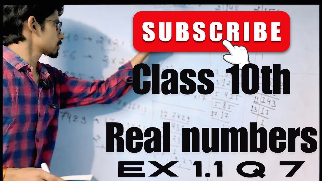 Class 10th Real Numbers Exercise 1.1 Q 7