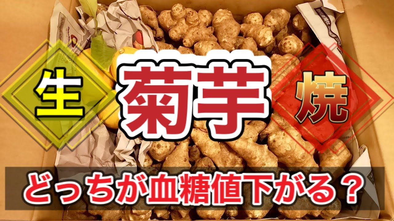 【血糖値測定】菊芋検証第2弾！「生の菊芋」vs「加熱した菊芋」【血糖値に差はあるか？】