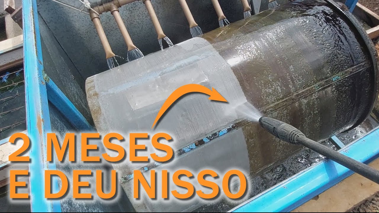 FILTRO SIEVE ROTATIVO APÓS DOIS MESES, OLHA NO QUE DEU   saalada