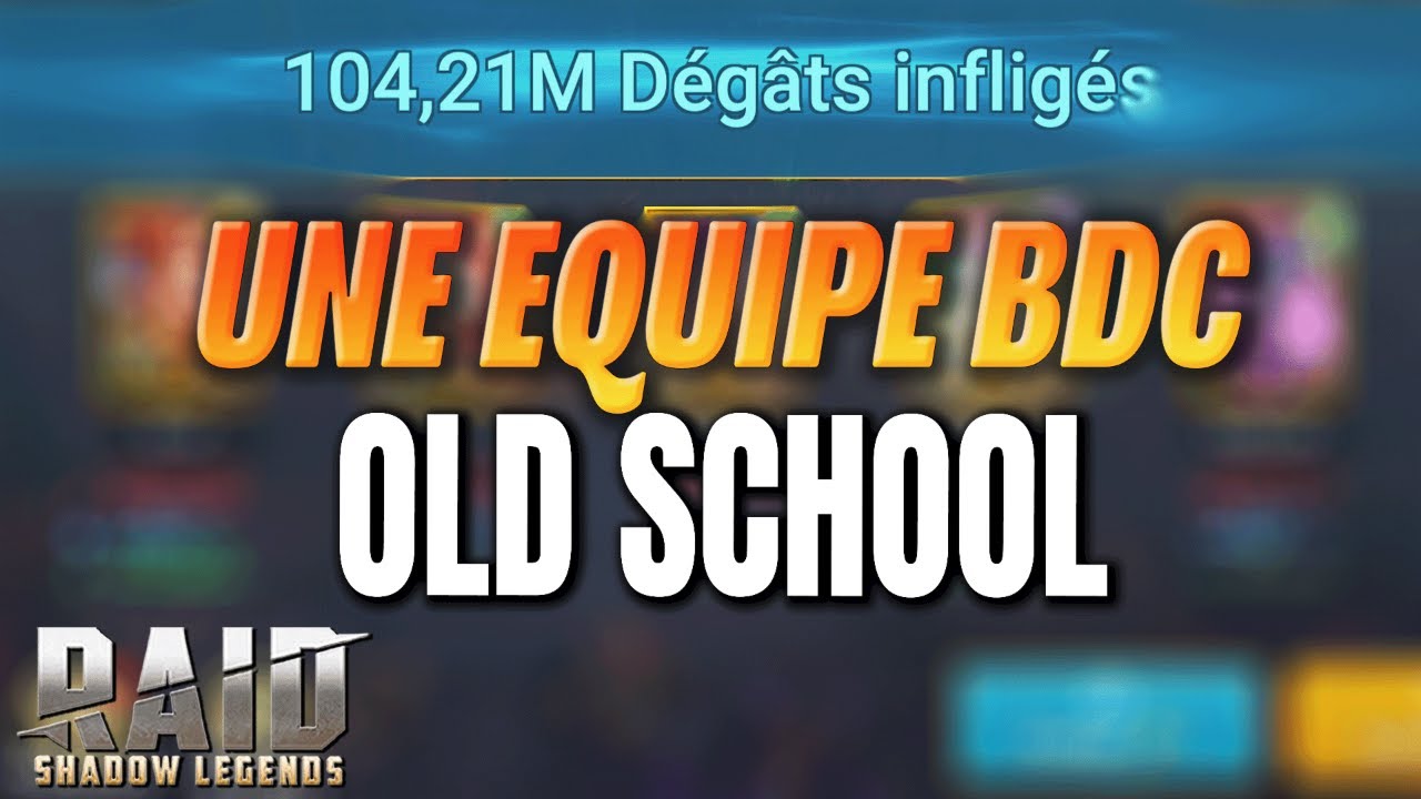 PRESENTATION D'UNE EQUIPE BOSS DE CLAN CONTRE ATTAQUE SUR RAID SHADOW LEGENDS
