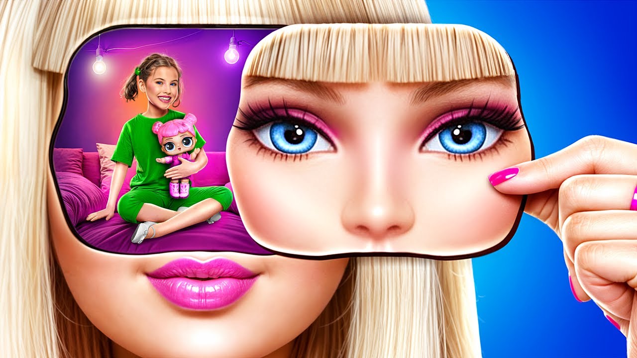 J’ai été adoptée par une Poupée Barbie! Transformation Extrême: D’Intello à  Barbie Populaire
