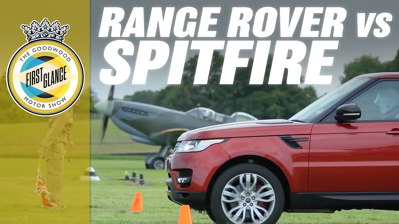Range Rover vs Spitfire drag race - who wins?