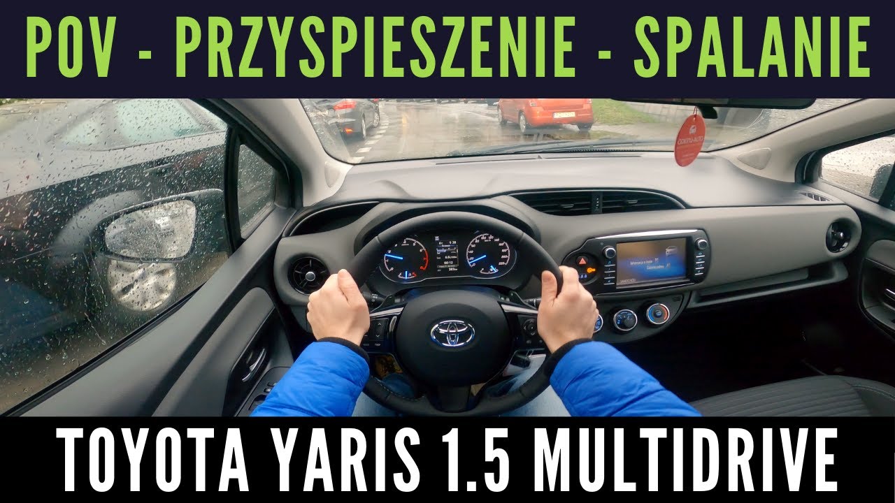 Toyota Yaris 1.5 Dual VVT-i 111KM Multidrive S  [spalanie, przyspieszenie, POV]