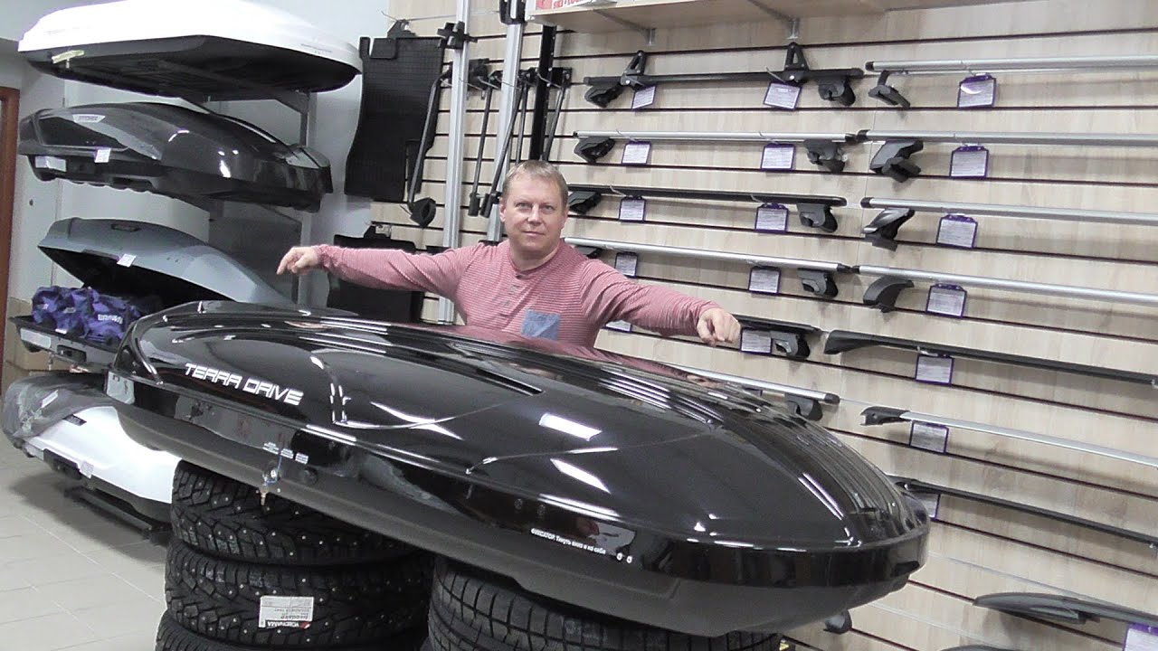 Автомобильный бокс Terra Drive 600. Новые крепления!