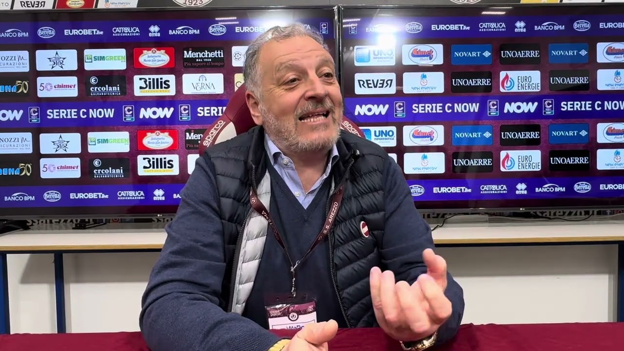 🎙️| Le parole del Presidente Guglielmo Manzo dopo Arezzo-Carpi