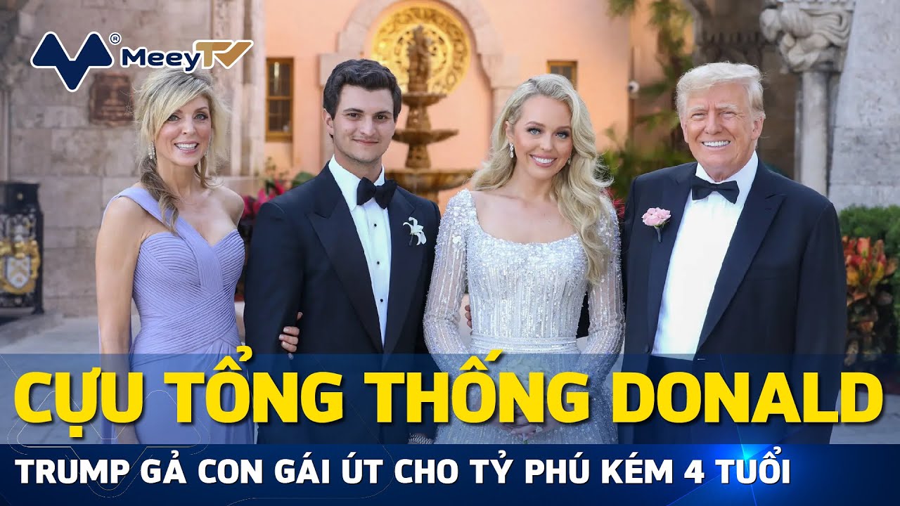 FORMER PRESIDENT DONALD TRUMP MARRIED HIS YOUNGEST DAUGHTER TO A BILLIONAIRE 4 YEARS YOUNGER