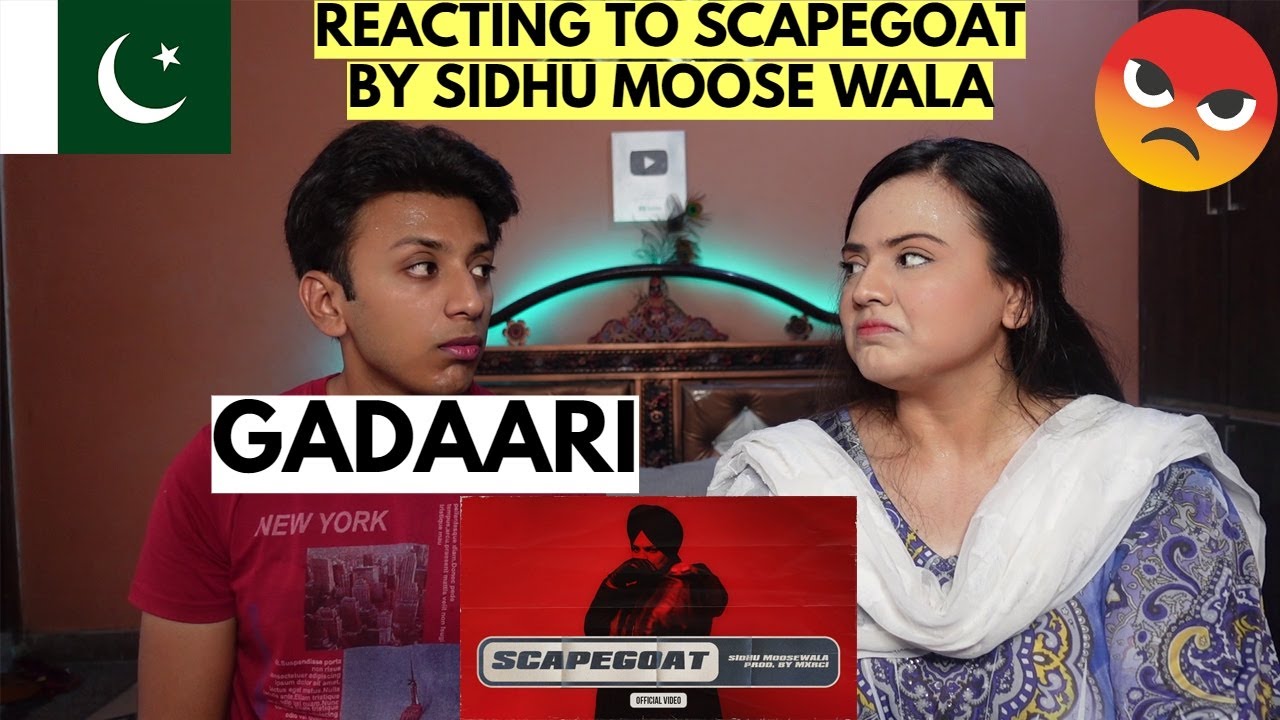 SCAPEGOAT : Sidhu Moose Wala | PAKISTANIS REACTION |