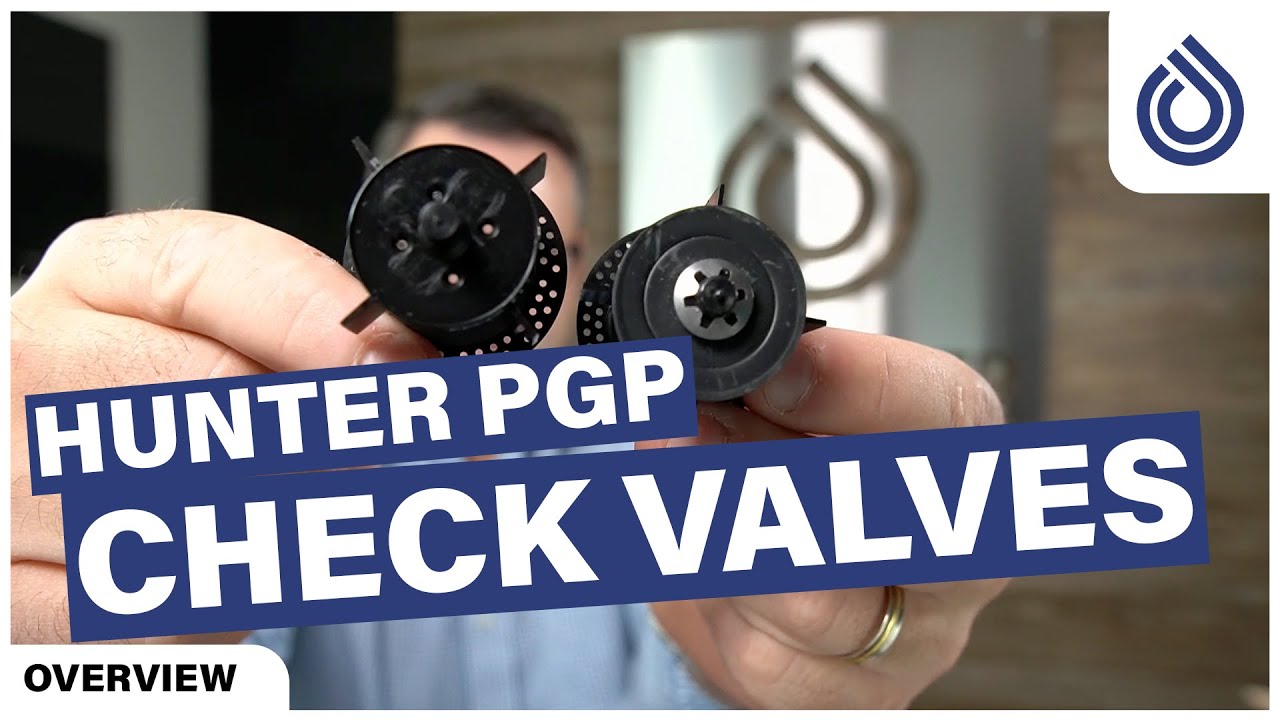 Как установить обратные клапаны для спринклеров Hunter PGP и I-20 | SprinklerSupplyStore.com