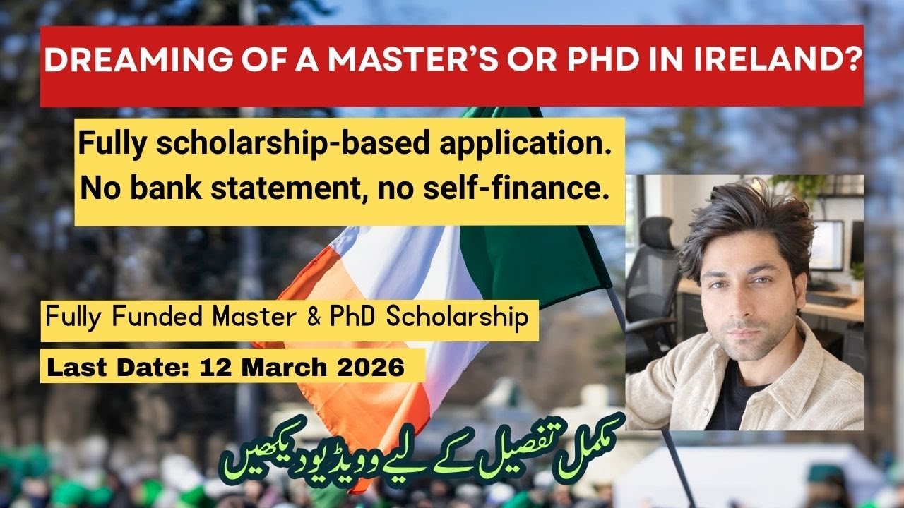 Government of Ireland International Education Scholarship 2026 | Fully Funded Master’s & PhD