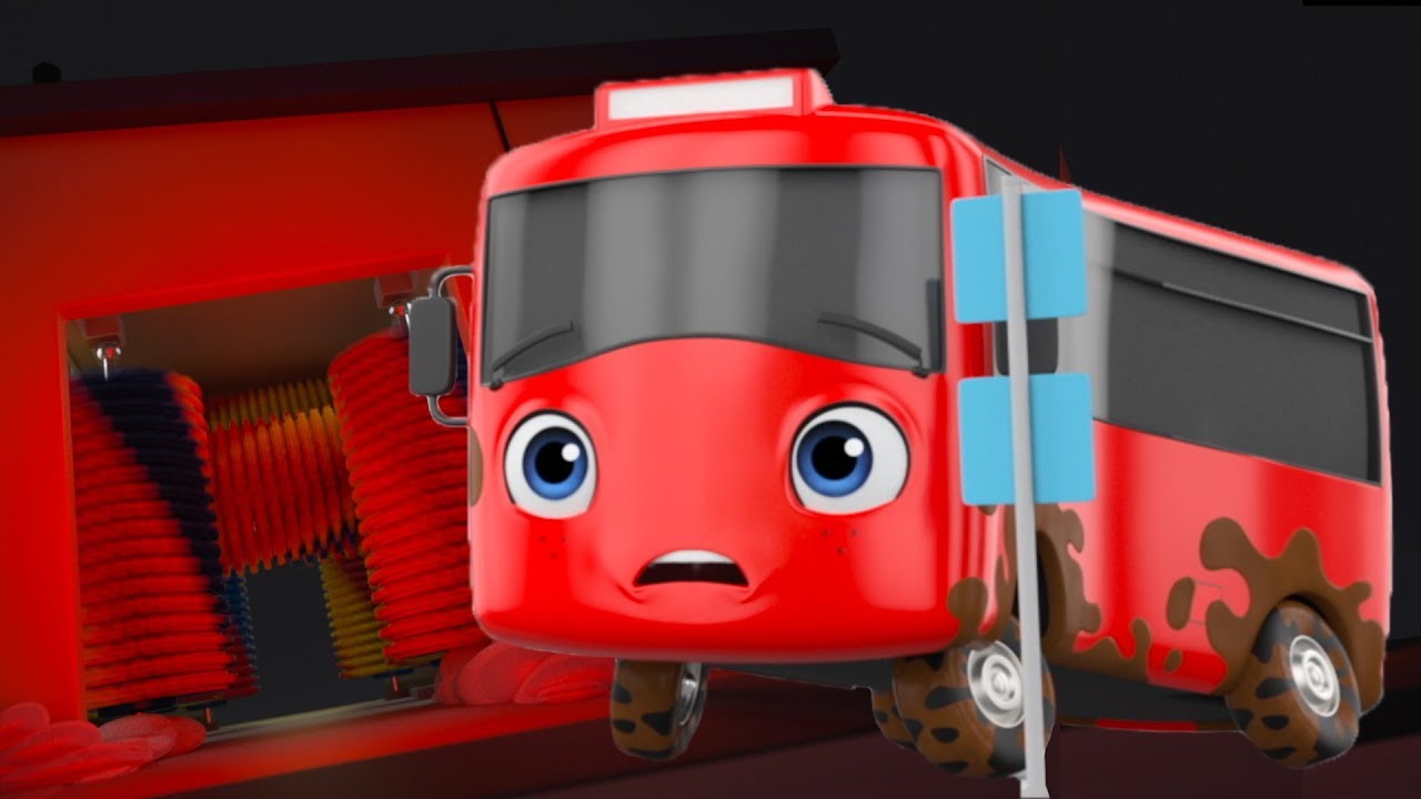 My Little Red Bus | Buster and The Carwash | BRAND NEW! | Baby Songs | Little Baby Bum