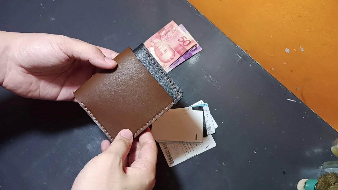 Handmade Leather Wallet: Bifold V2 (Reverse Bifold Wallet) Walkthrough