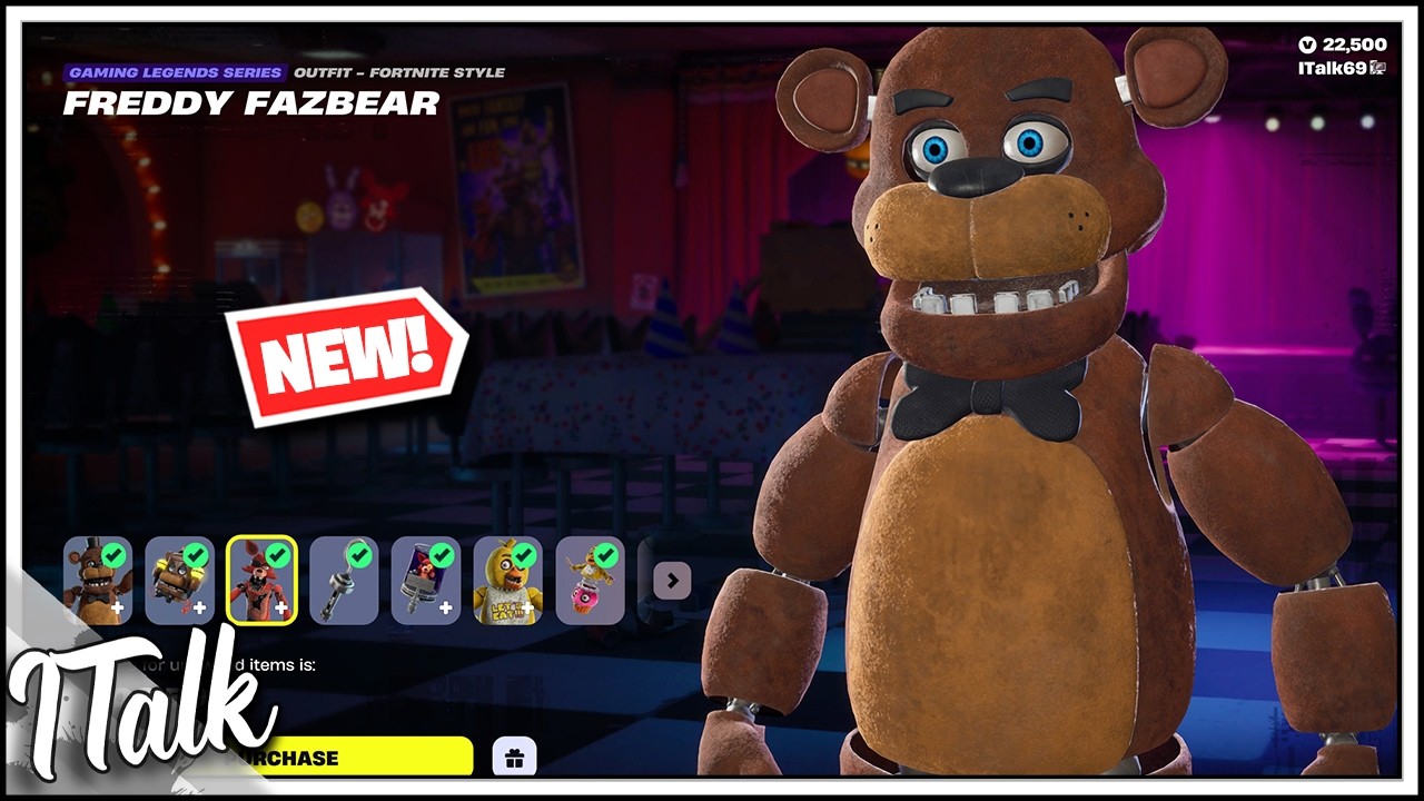 FIVE NIGHTS AT FREDDY'S ТЕПЕРЬ В FORTNITE!!!!