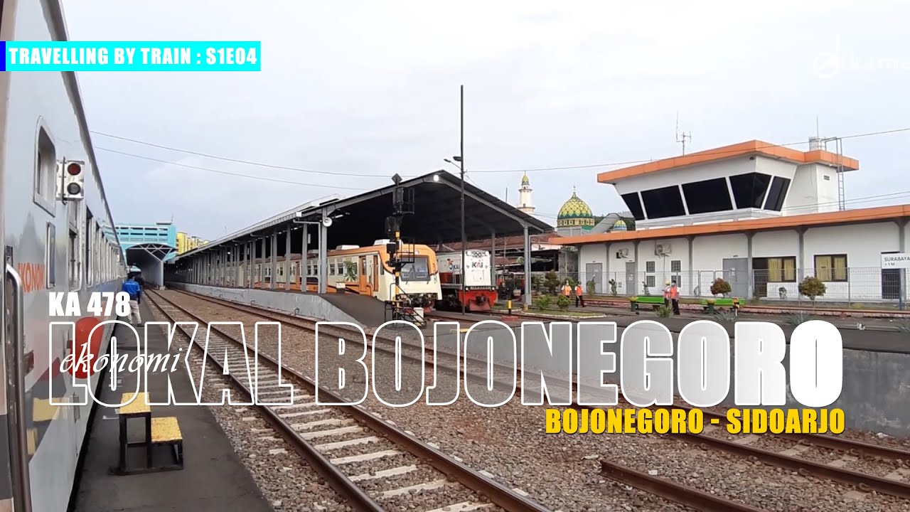 MENELUSURI JALUR LINTAS 🚂 KRD BOJONEGORO❗Bojonegoro - Sidoarjo | #594 [Travelling by Train : S1E04]