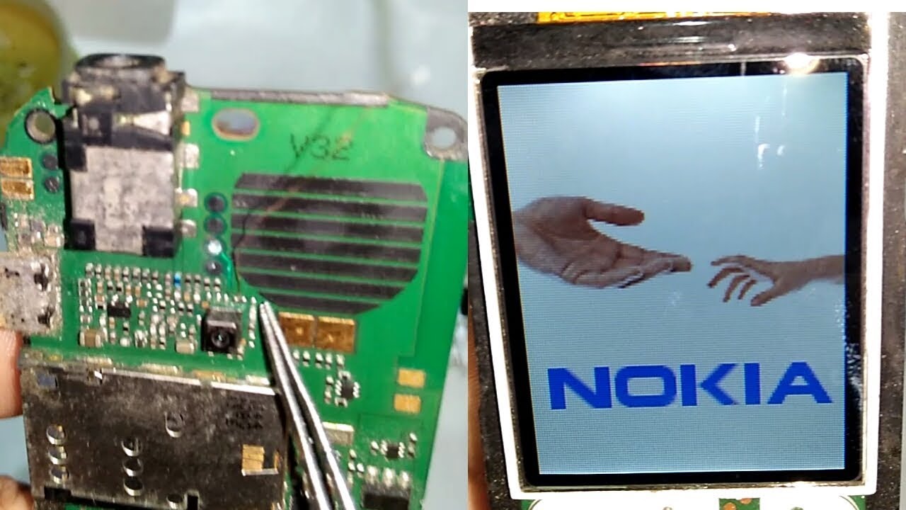 Nokia C2-00 C1-01 Display Light jumper Solution.