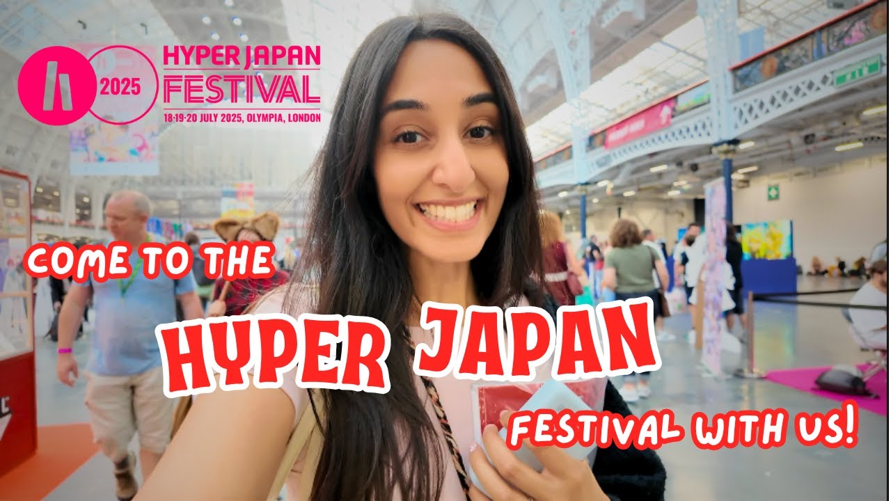 come to the hyper japan festival with us! 🇯🇵