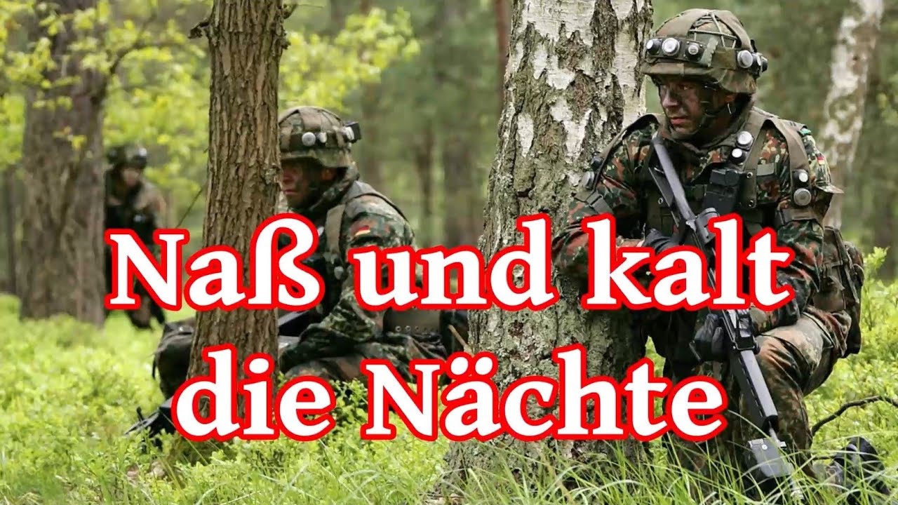Naß und kalt die Nächte - German Paratrooper Song + English translation