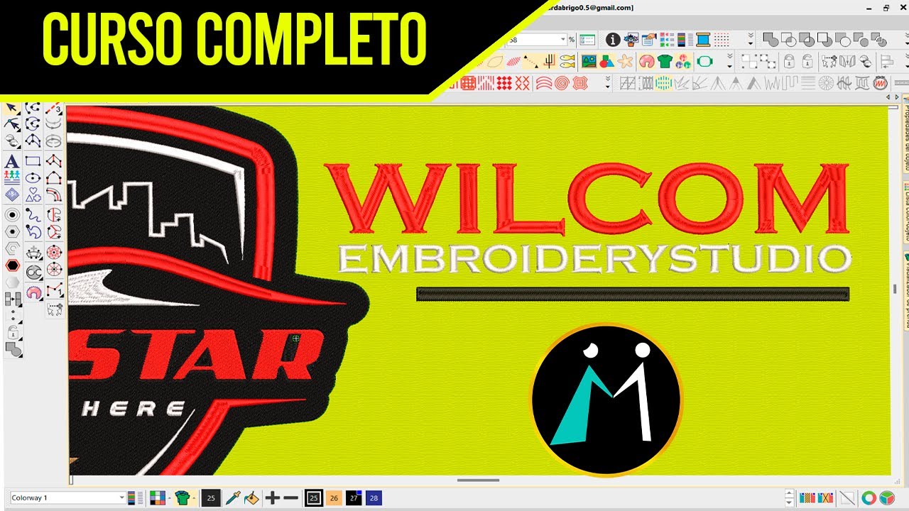 Curso Completo ✅ WILCOM EmbroideryStudio Designing | Aimari Ec