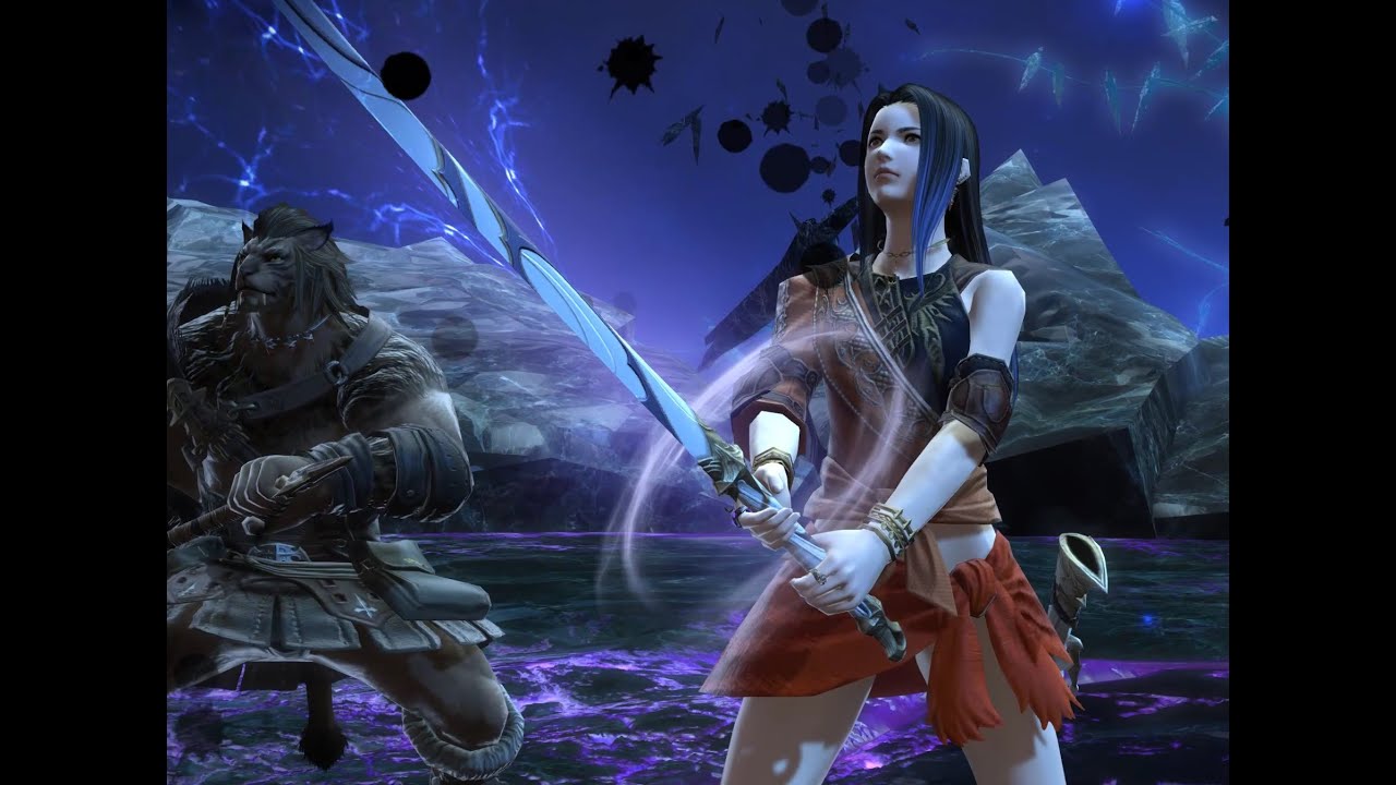 FFXIV ENDWALKER : The Aitiascope (Samurai) Melee DPS Gameplay MSQ Quest Dungeon Full Run