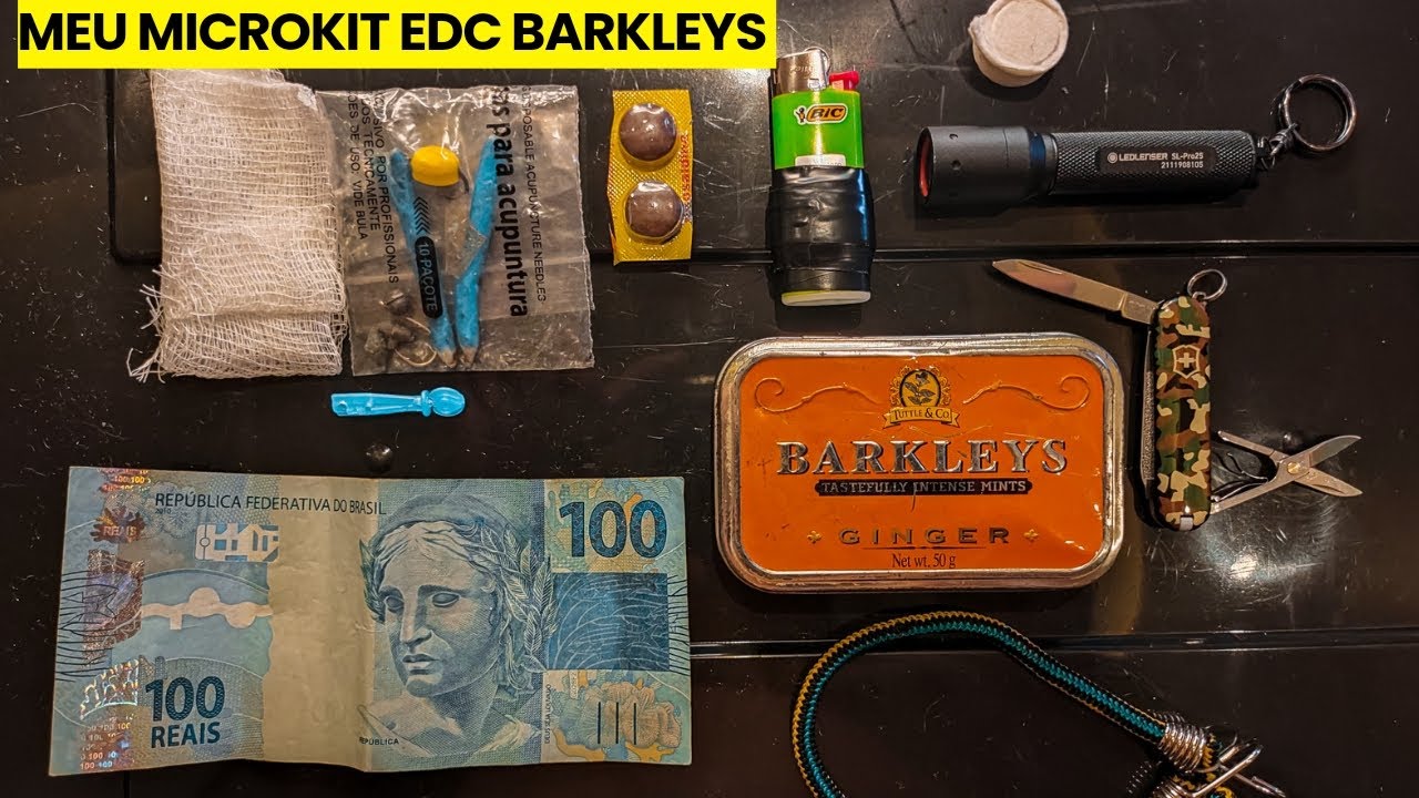 MINI KIT #SOBREVIV&Ecirc;NCIA BARKLEYS #everydaycarry