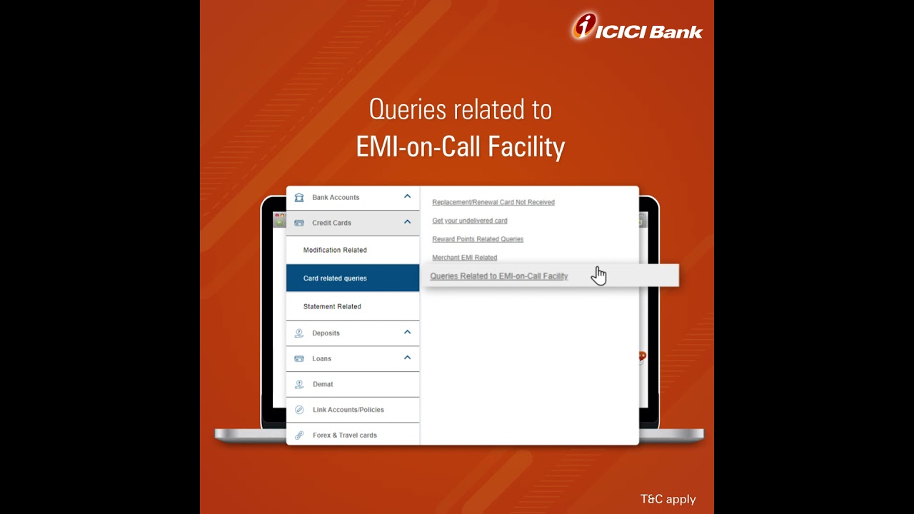 How to Manage Credit Card using Internet Banking?
