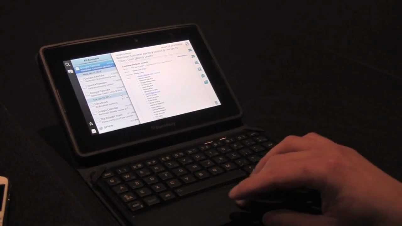 BlackBerry Mini Keyboard - Official Video of Bluetooth Keyboard for the BlackBerry PlayBook